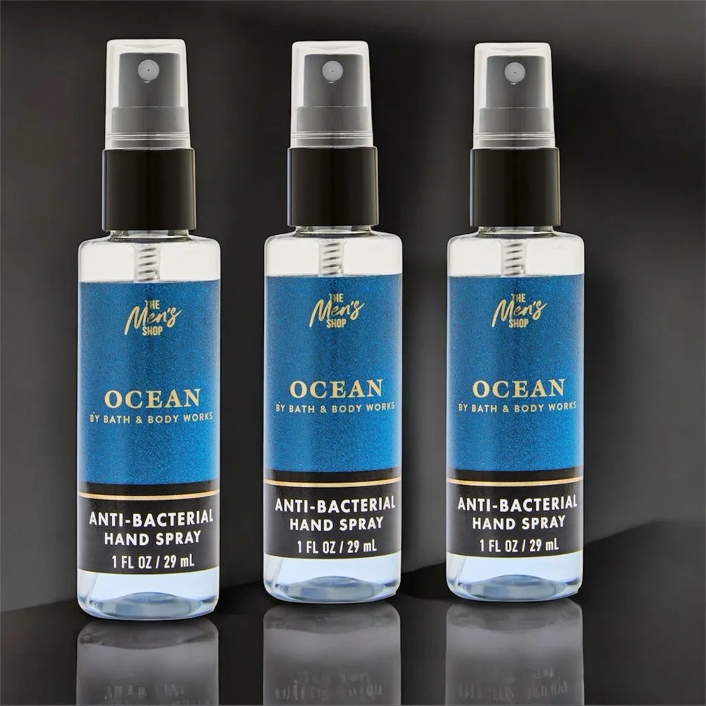 Bath & Body Works Ocean Hand Spray - Blue and Black